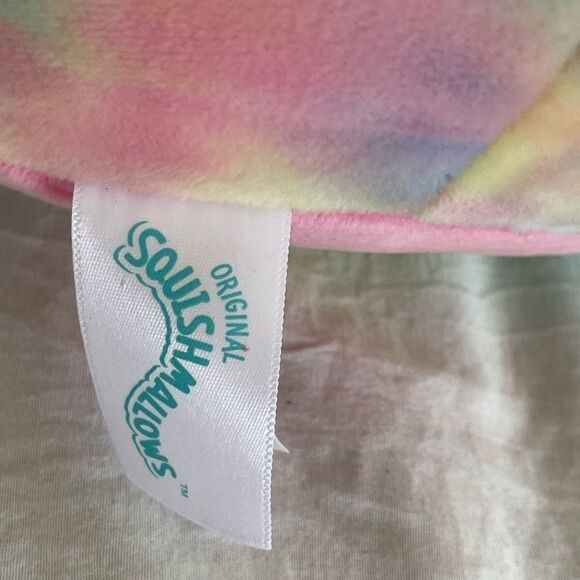 10” Gretchen The Sloth Floral Squishmallow Flower Crown Tie Dye - Picture 4 of 5